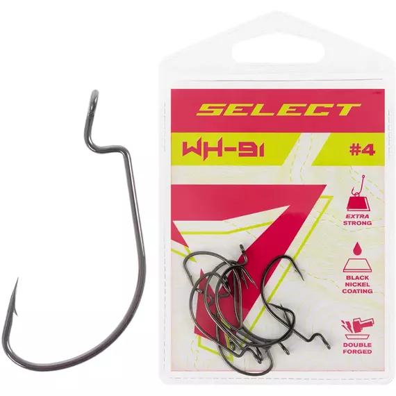 Гачок Select WH-91 5/0, 3 шт/уп, Номер гачка, №: 5/0, фото 